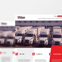 Bespoke Web Design for Triton Logistics