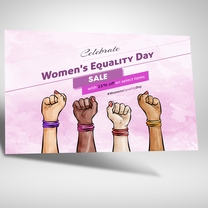 Women's Equality Day sale advert