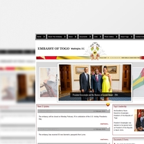 Bespoke Web Design for Embassy of Togo