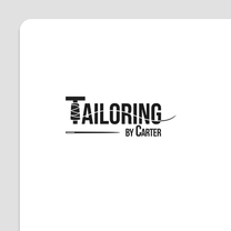 Tailoring by Carter logo design