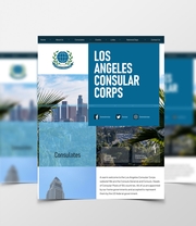 Web Design for Los Angeles Consular Corps