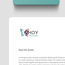 Identity and Brand Design for Ahoy Naturally
