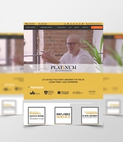 Bespoke Web Design for Platinum Education Services