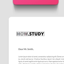 Branding and identity design for NowStudy