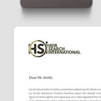 Identity and Brand Design for Heir Search International