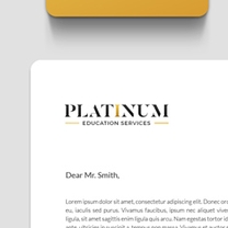 Identity and Brand Design for Platinum Education Services