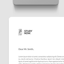 Branding and identity design for Study Now