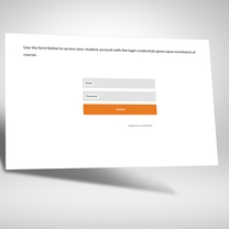 Student login functionality
