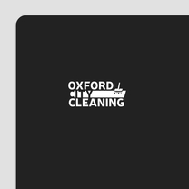 Oxford City Cleaning logo on a dark background