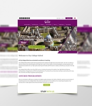 Web Design for City College Oxford